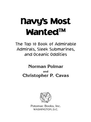 cover image of Navy's Most Wanted™